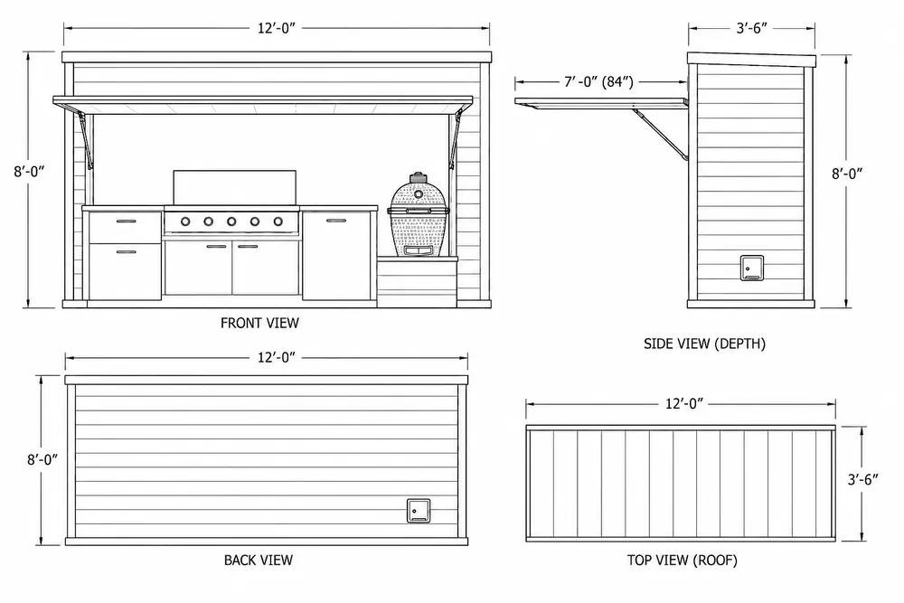 Commander — elevation drawing