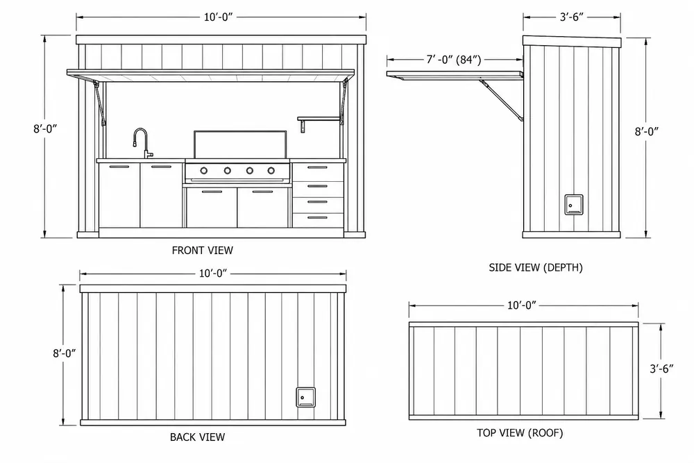 Vanguard — elevation drawing