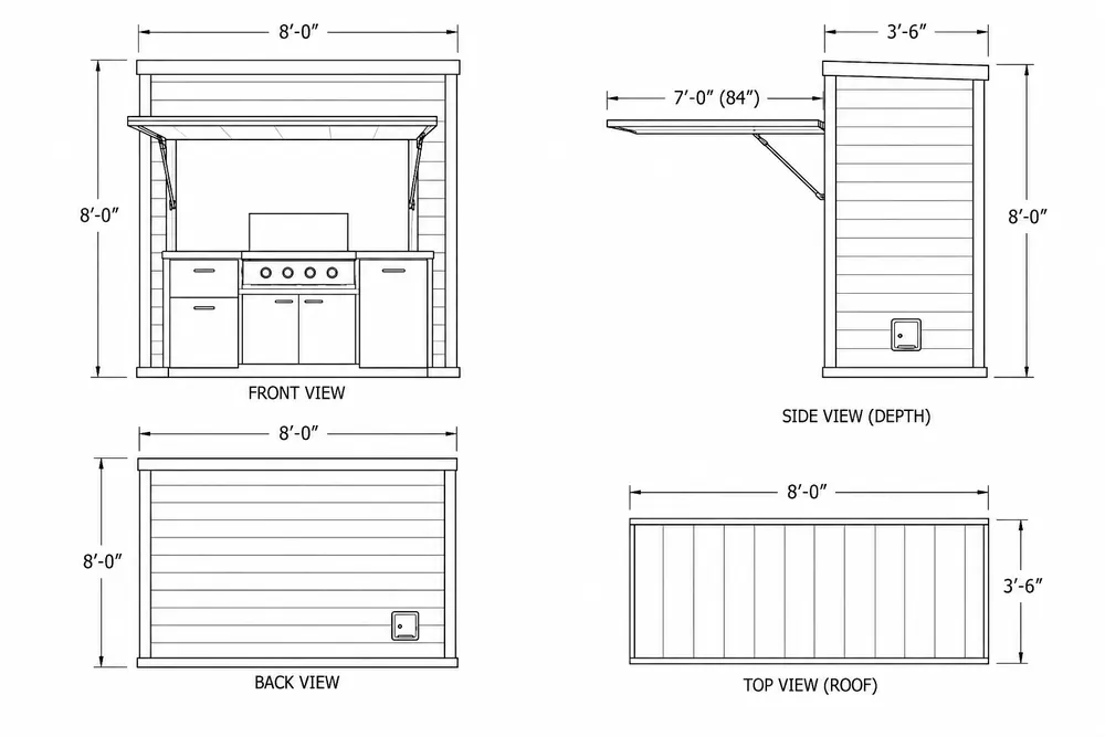 Venture — elevation drawing